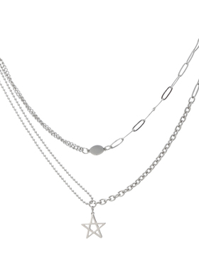 kansai钛钢女项链拍三付二