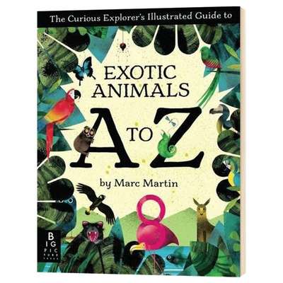 珍奇动物集 英文原版 马克马丁 The Curious Explorer's Illustrated Guide to Exotic Animals A to Z 动物认知绘本 自然科普读物