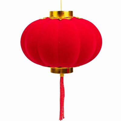 植绒小灯笼新年挂饰结婚装饰