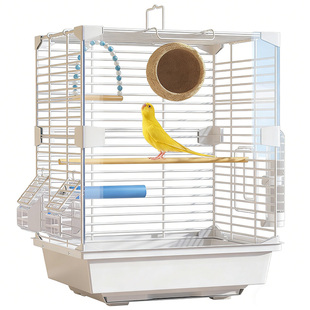 新型鹦鹉笼子鸟笼别墅大号双层虎皮牡丹专用防溅洒亚克力家用过冬