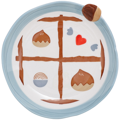 举个栗子碗陶瓷碗盘子菜盘