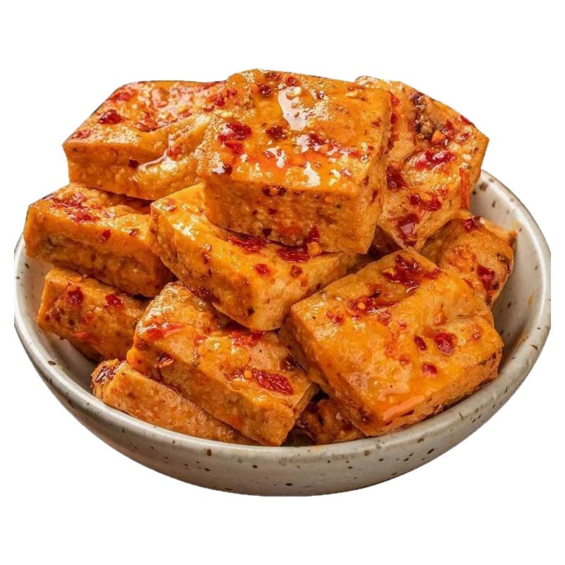 虎皮爆汁豆干素食解馋手撕豆腐