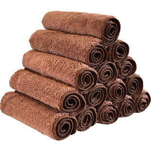 饭店酒吧台抹布吸水不掉毛家务清洁擦桌子毛巾餐厅奶茶店厨房专用