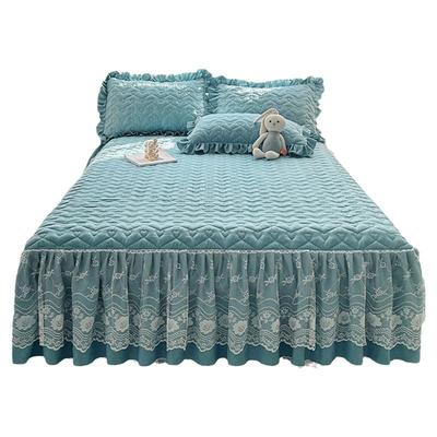 床罩床裙二合一床笠纯色韩式花边