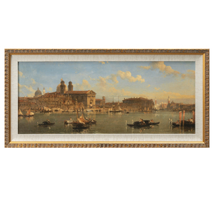 威尼斯风景海景欧式中古典小众复古装饰画卧室客厅书房琴房挂画