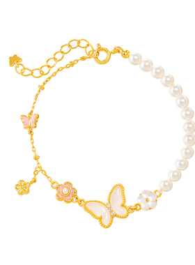 故宫淘宝｜花间意蝴蝶手链项链耳饰文创新婚闺蜜生日礼物女生实用