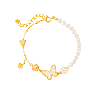 故宫淘宝｜花间意蝴蝶手链项链耳饰文创新婚闺蜜生日礼物女生实用