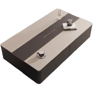 轻奢高级感桌垫免洗可擦防水防油长方形桌布简约北欧风桌面保护垫