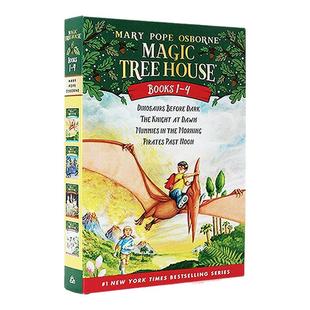 【限时特价】神奇树屋大全套盒装 Magic Tree House桥梁章节书英文原版 时空冒险 小学生课外拓展阅读 兰登书屋