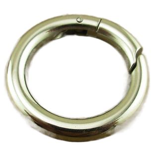 316不锈钢弹簧圈扣箱包饰品配件304开口环圆扣圆环汽车钥匙扣快挂