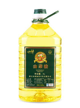 山神压榨山茶油4L常山山茶油