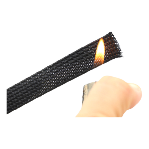 蛇皮网三织加密型30/35/40/50/60mmPET编织网管尼龙网线缆护套管