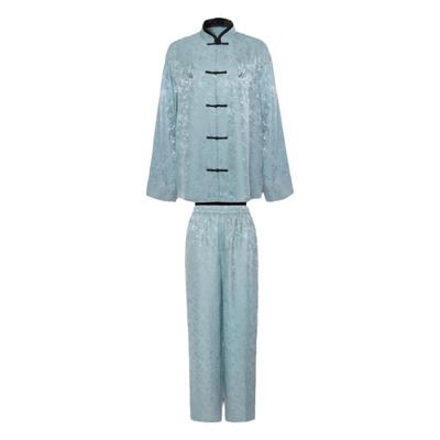 提花蚕丝真丝野兽派女士