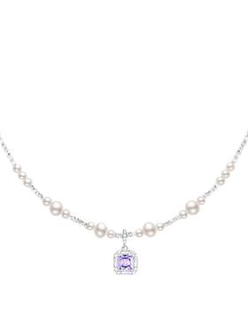 【生日礼物】周大生紫藤之恋项链