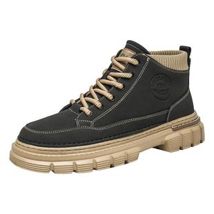 森马男鞋马丁靴男款2025冬季新款男生鞋子潮流百搭男士休闲鞋子男