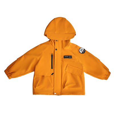 女童冬季新款潮酷夹棉冲锋衣加棉内胆外套女孩加厚登山服保暖夹克