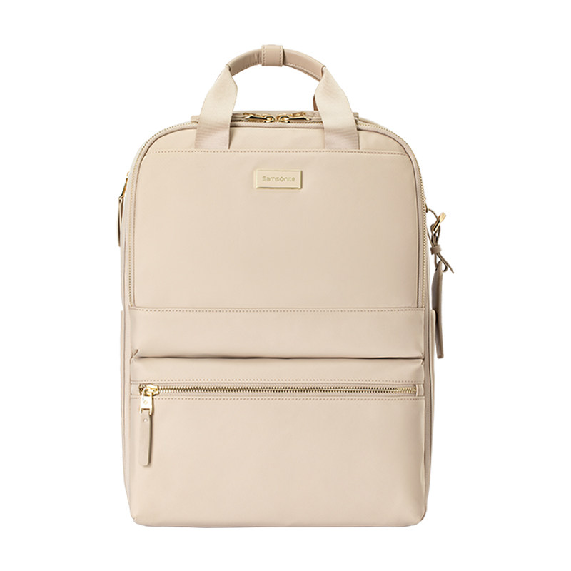 【自营】Samsonite/新秀丽女士双肩背包时尚大容量电脑包轻便书包