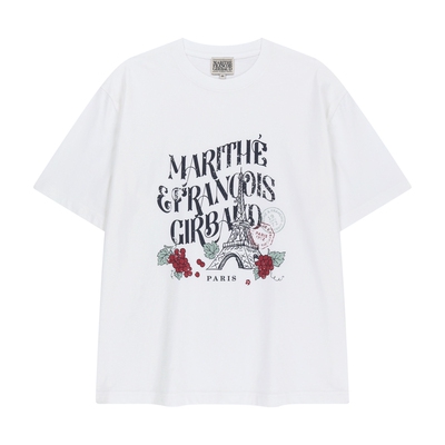 MARITHE女士埃菲尔oversizedT恤