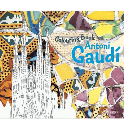 【现货】安东尼·高迪：绘画本英文儿童艺术启蒙进口原版书简装Antoni Gaudi Colouring Book Doris Kutschbach著Prestel出版