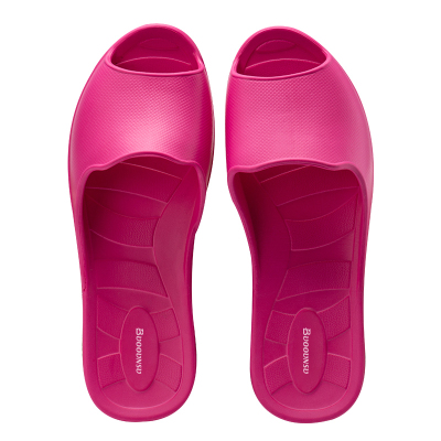 BUOOUNSU/步术专利鱼嘴鞋中国台湾进口家居家用女夏室内洗澡防滑