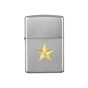 【新年礼物】zippo打火机五角星官方防风退伍季男士建军节纪念品