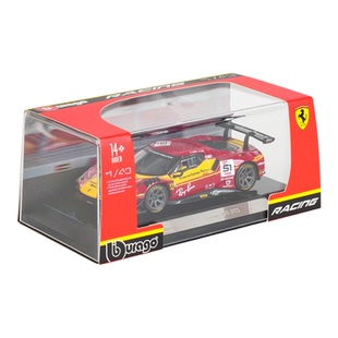比美高1:43法拉利296 GT3 2025 勒芒24小时耐力赛车仿真合金模型