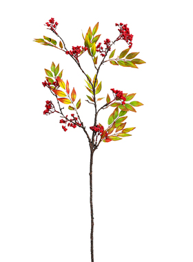 仿生泡沫花花椒浆果绿植假花摆件