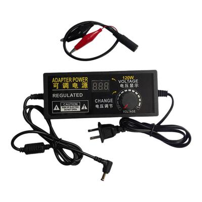 3V-12V-24V2A3A5A可调压电源电机调速LED灯制冷热调温适配器 批发