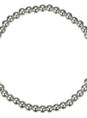 吴越老银铺足银999珠讥手链