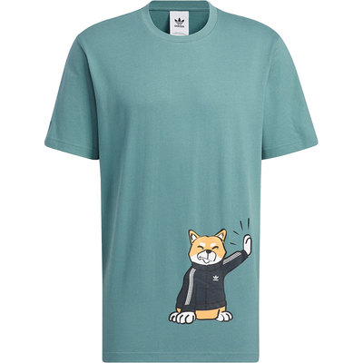 Adidas阿迪达斯三叶草猫咪短袖