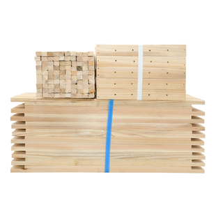 养蜂散装杉木巢框标准蜂箱48.8蜜蜂巢框架子中蜂专用42蜂框巢础框