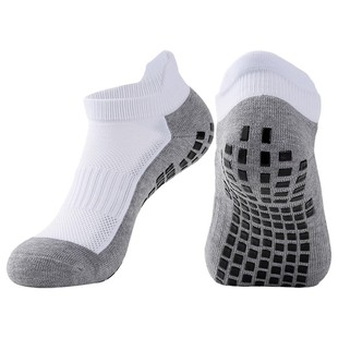 专业防滑足球袜子成人款低帮硅胶船袜毛巾底透气瑜伽跑步运动袜