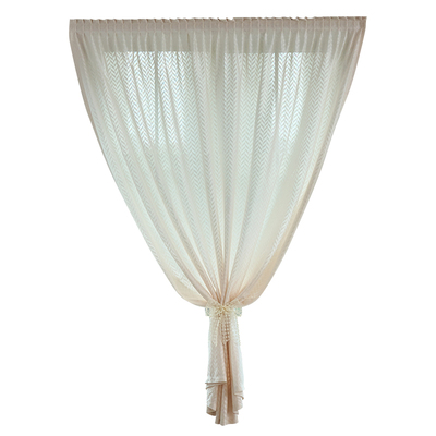 魔术贴窗帘纱帘透光不透人