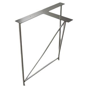 不锈钢实心桌腿实木大板桌腿餐台脚支架吧台腿支撑腿桌脚通用支架