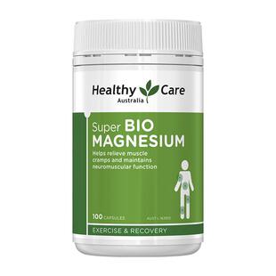 HealthyCare复合镁补充剂女士睡眠甘氨酸镁维生素D3K2镁三合一