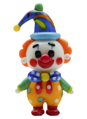 淄博琉璃马戏团小丑车载桌面摆件