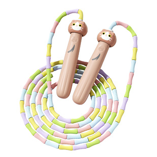 安踏竹节跳绳儿童幼儿园大班初学5岁跳绳小学生专用运动竹节绳子