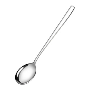 316不锈钢勺子长柄食品级家用高档精致高颜值调羹儿童喝汤吃饭勺