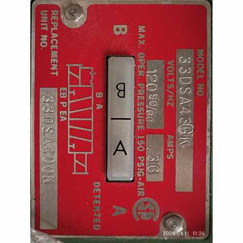 溢价-NUMATICS 33DSA4GK  120V 150PSI