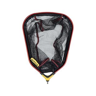 红健抄网头网兜抄鱼网捞鱼网大物抄网竿特硬钓鱼渔超网鱼硅胶抄网