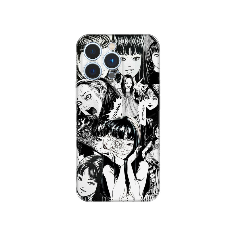 富江：伊藤润二 适用于iPhone15全包手机壳苹果17promax软华为P60透明保护套红米vivo s20荥耀200oppo reno12