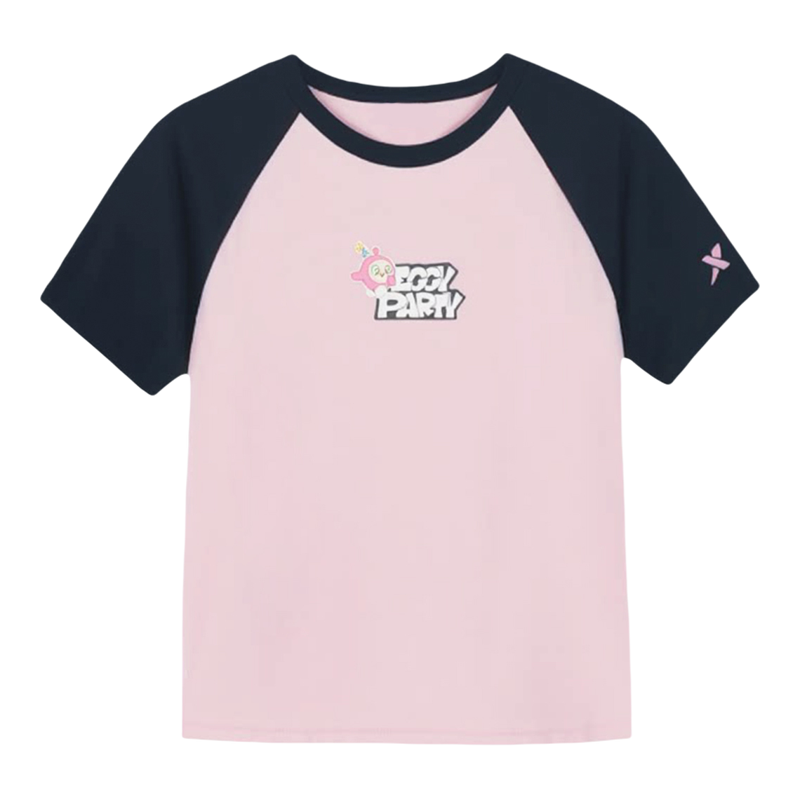 特步童装蛋仔系列短袖T恤女大童