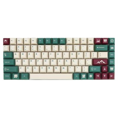 野营军绿色原厂高度热升华键帽