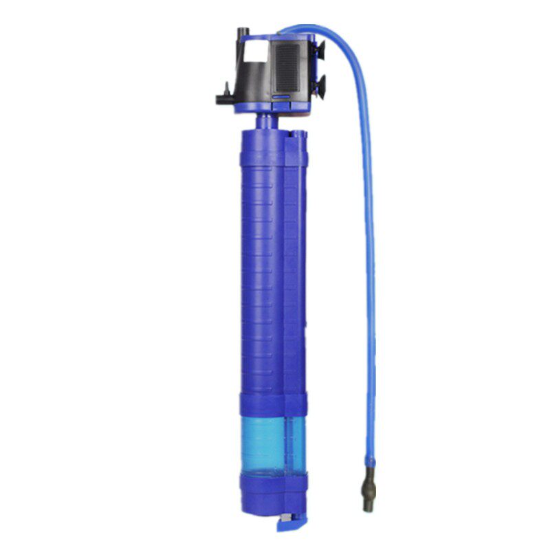鱼马桶鱼缸过滤器三合一吸粪器吸便制氧净水泵分离器收集器一体机