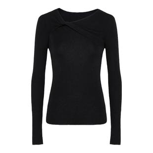 【商场同款】HPLY荷比俪新款女扭结元素斜领女人味针织衫