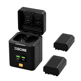 ZGCINE影小能索尼FZ100相机电池充电器快充盒 FW50/W126S/W235/DMW-BLK22/EN-EL25/EL15/LP-E6NH充电仓充电器