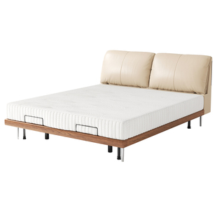 大象耳朵全自动电动智能真皮大床全实木主卧按摩可升降多功能双人