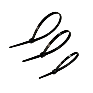 直销台湾kss扎带CV-200AB黑色自锁式尼龙扎带3.6*200mm电线束线带