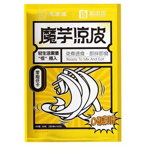低热量0脂肪魔芋粉丝凉皮乌冬面