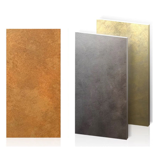 艺术鎏金板新款陨石板铁锈特殊肌理效果液态金属网红背景墙外墙板
